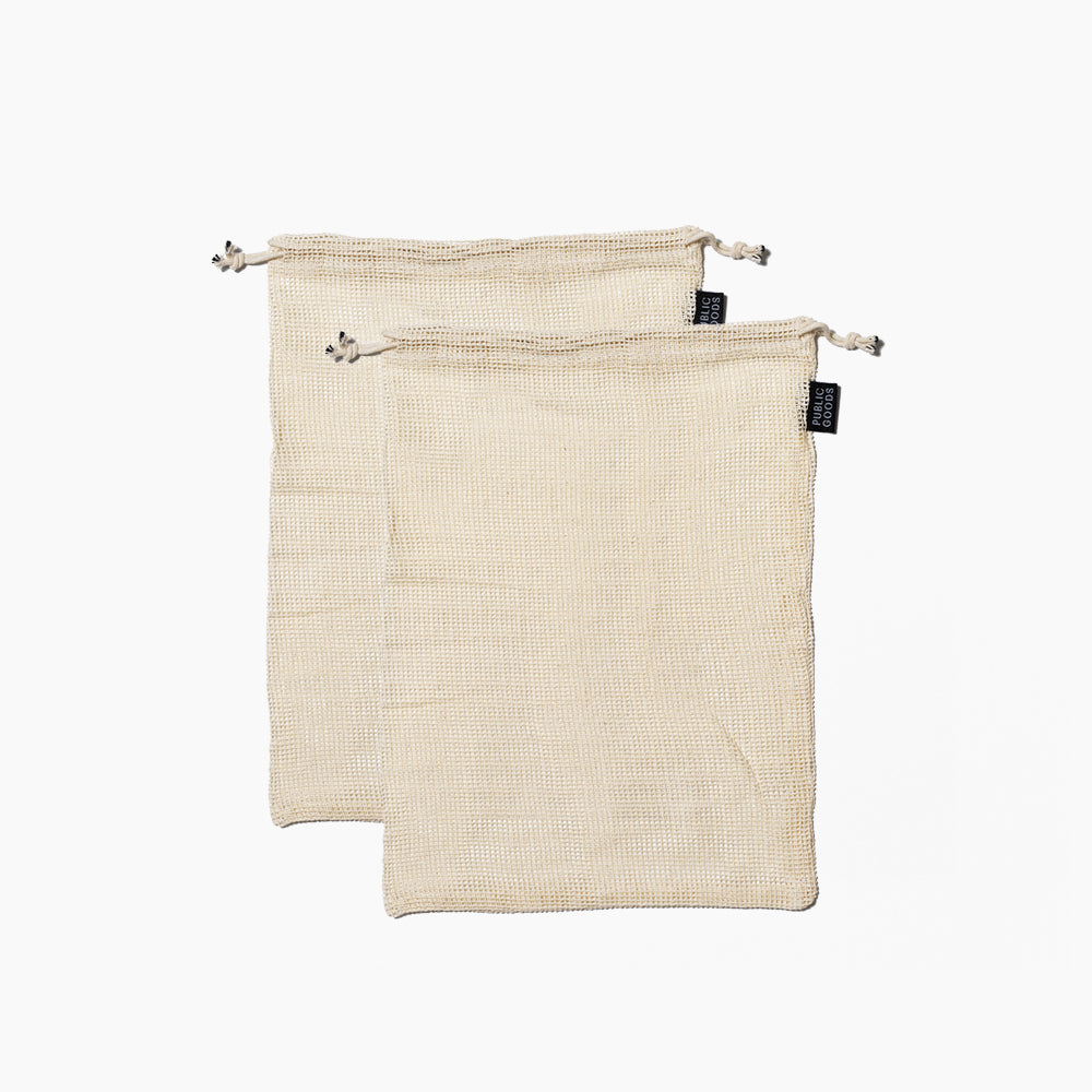 Organic Reusable Mesh Grocery Bag (2 ct)