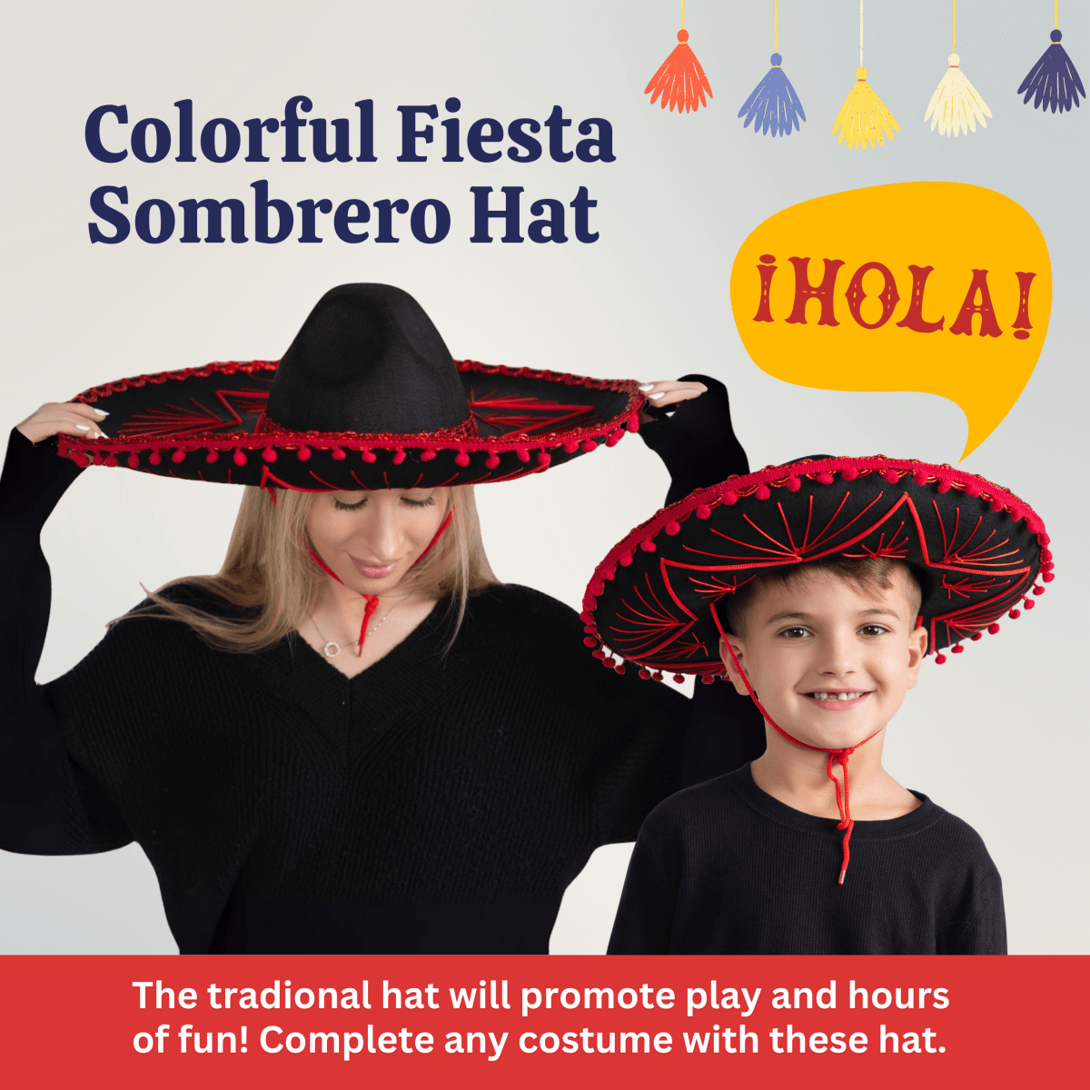 Mexican Sombrero Hat - Kids