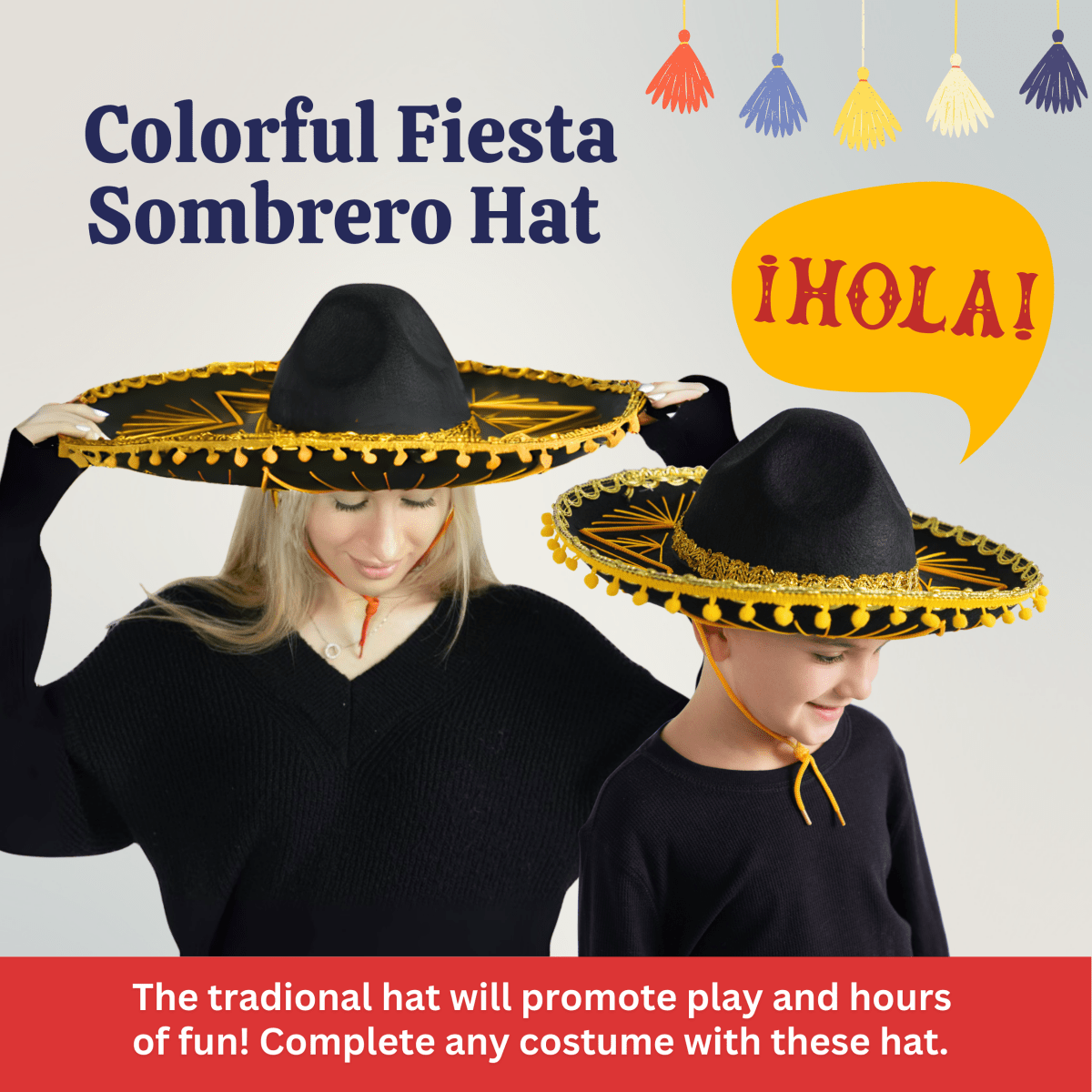Mexican Sombrero Hat - Kids