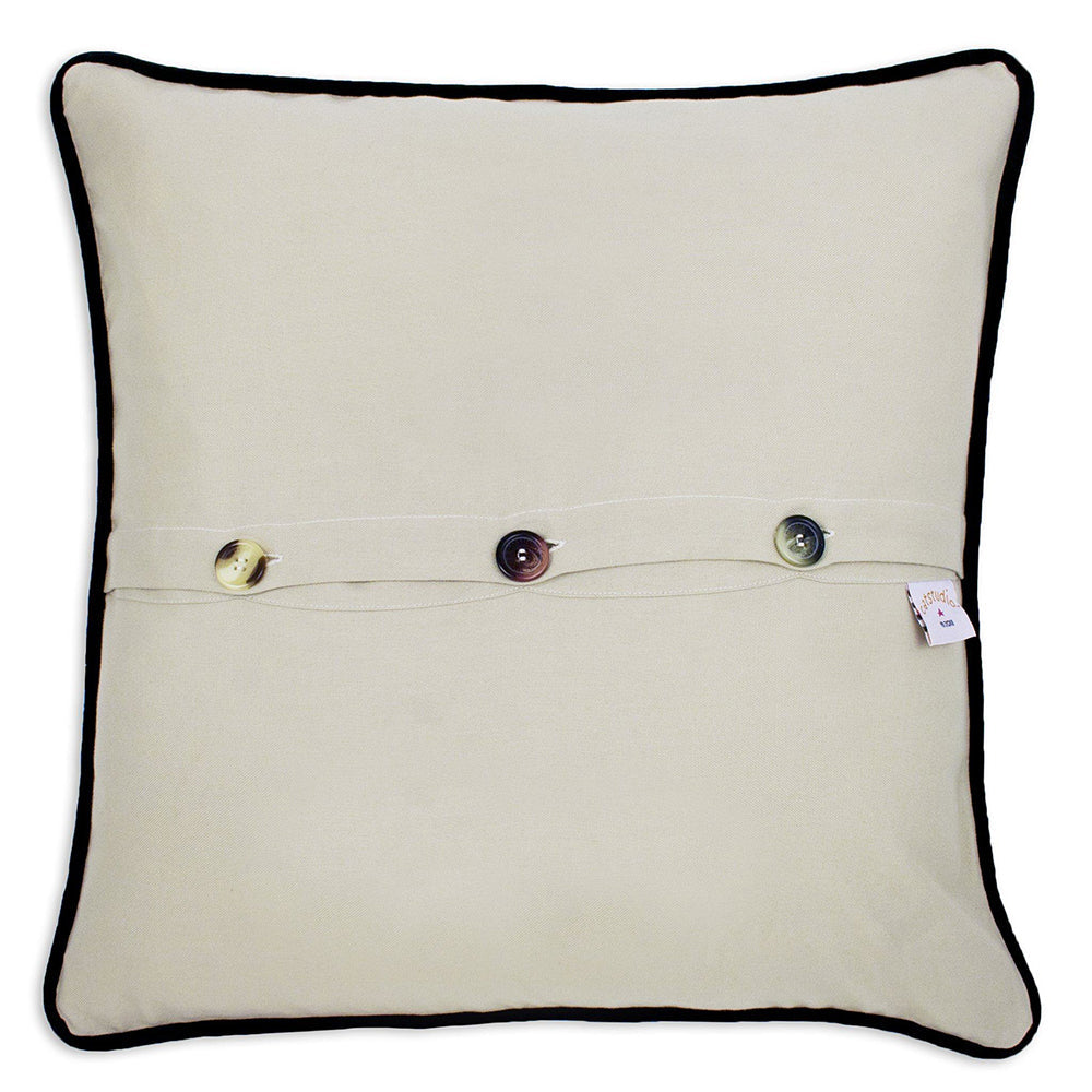Michigan Hand-Embroidered Pillow