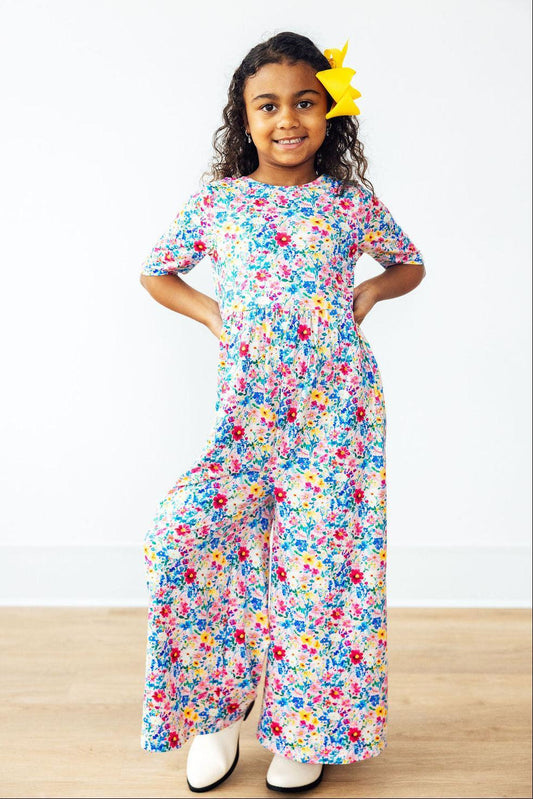 Fluttering Flowers Wide Leg Jumpsuit