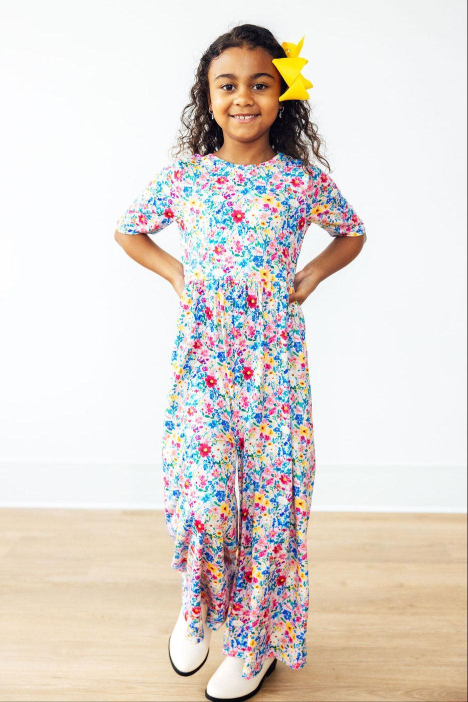 Fluttering Flowers Wide Leg Jumpsuit