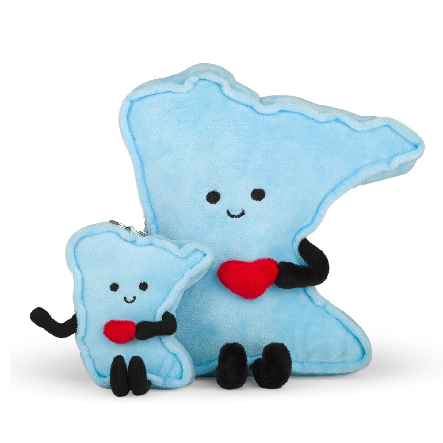 Minnesota Bag Charm Mini Plush – 4-Inch Travel Accessory | Stuffed States USA