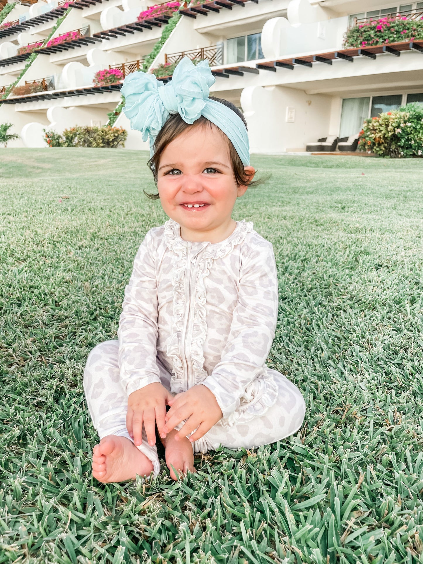 Natural Leopard Footie-preorder
