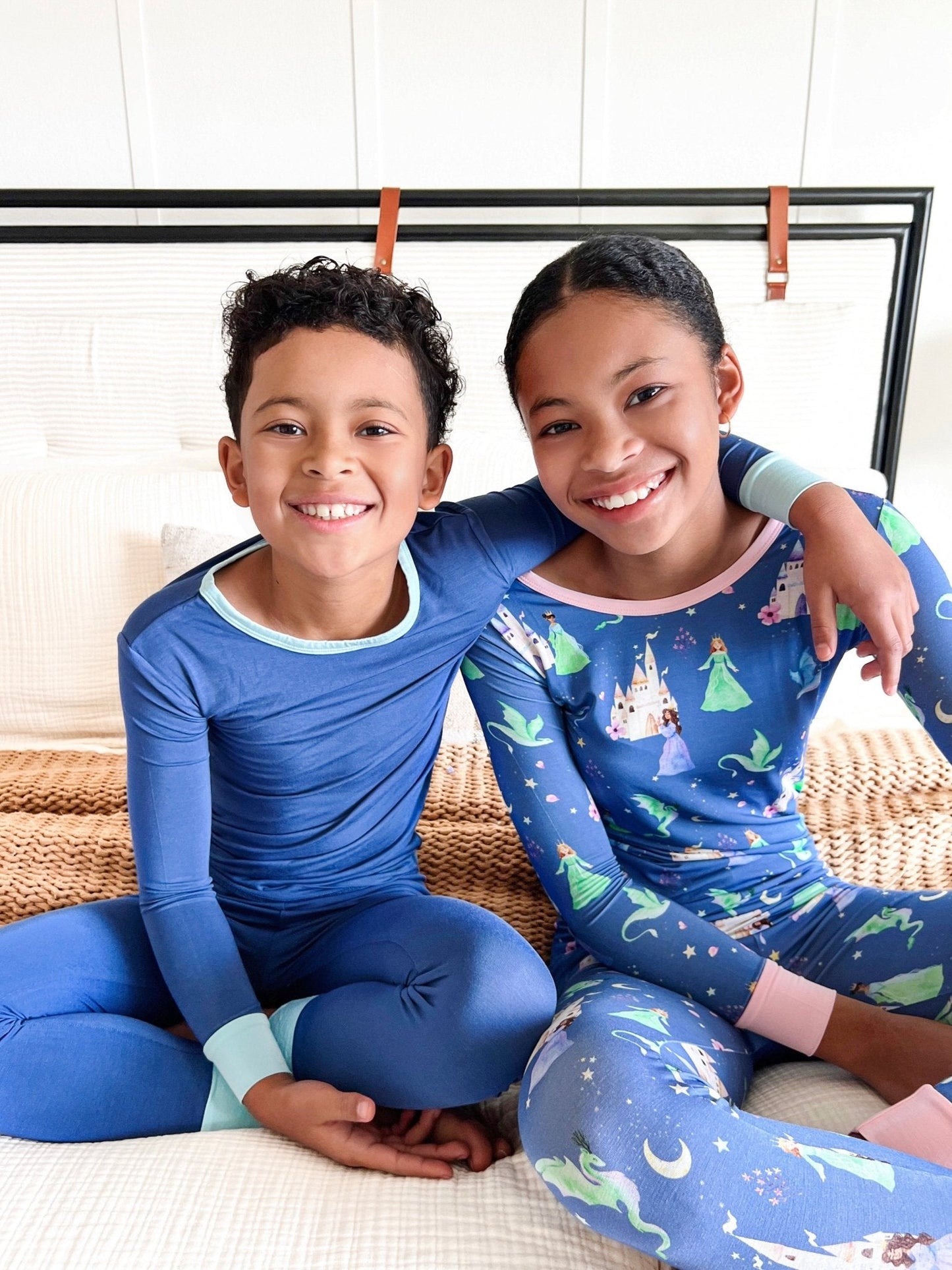 Navy Organic Bamboo Pajama Set