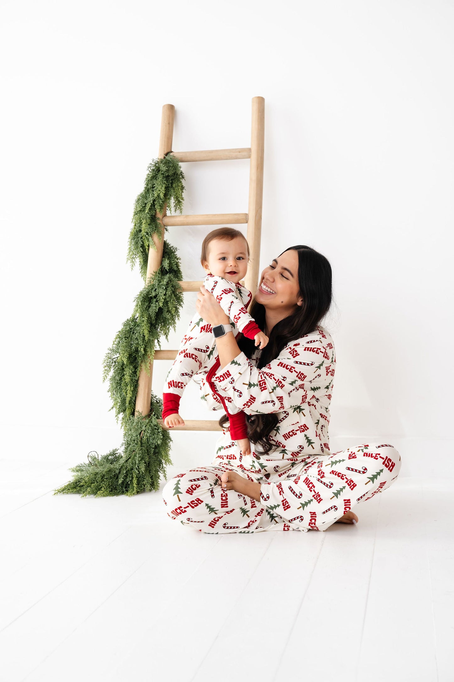 NICE-ISH HOLIDAY BAMBOO ONESIE