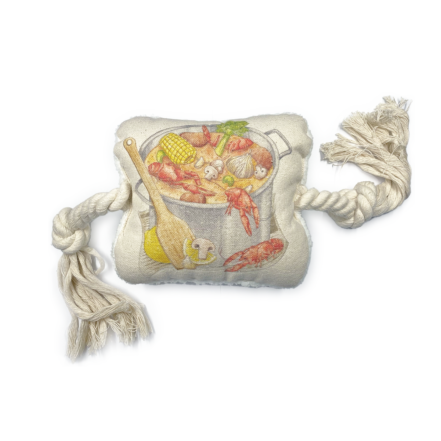 Crawfish Boil Dog Rope Toy