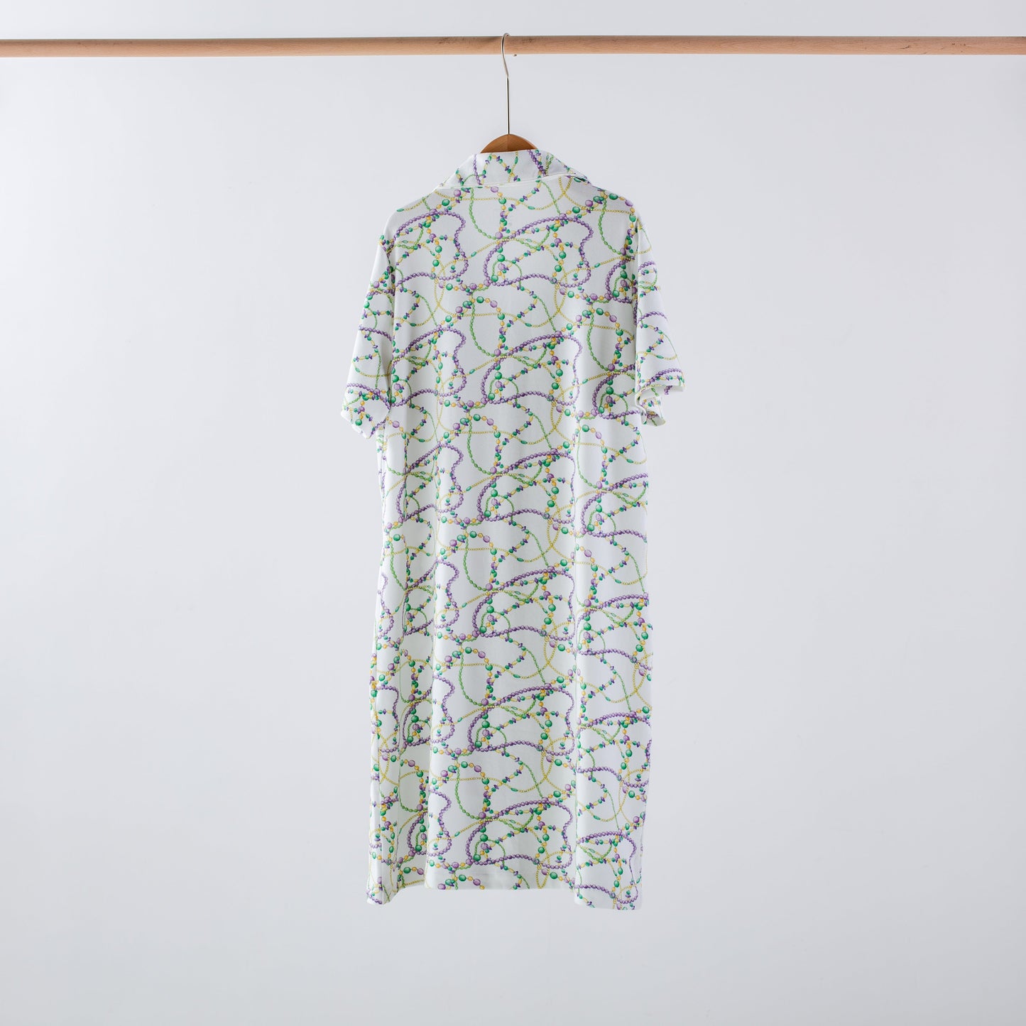 Just Here for the Beads Women's Organic Cotton Mardi Gras Pajamas