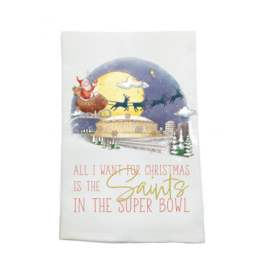 Superbowl Organic Cotton Kitchen Towel