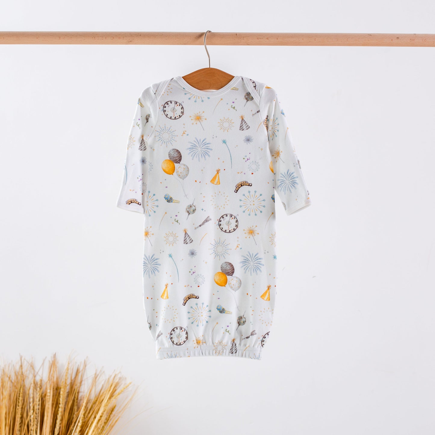 New Year's Eve Organic Cotton Kids Pajamas