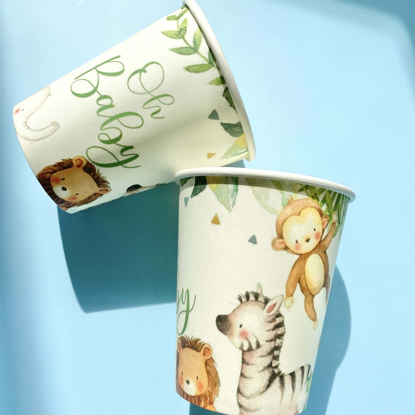 Safari Animal Paper Cups