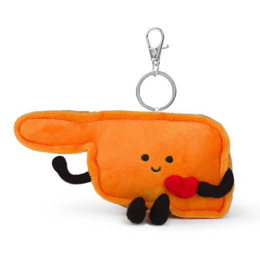 Oklahoma Stuffed State Keychain – Plush Bag Charm in Sooners & OSU Team Colors