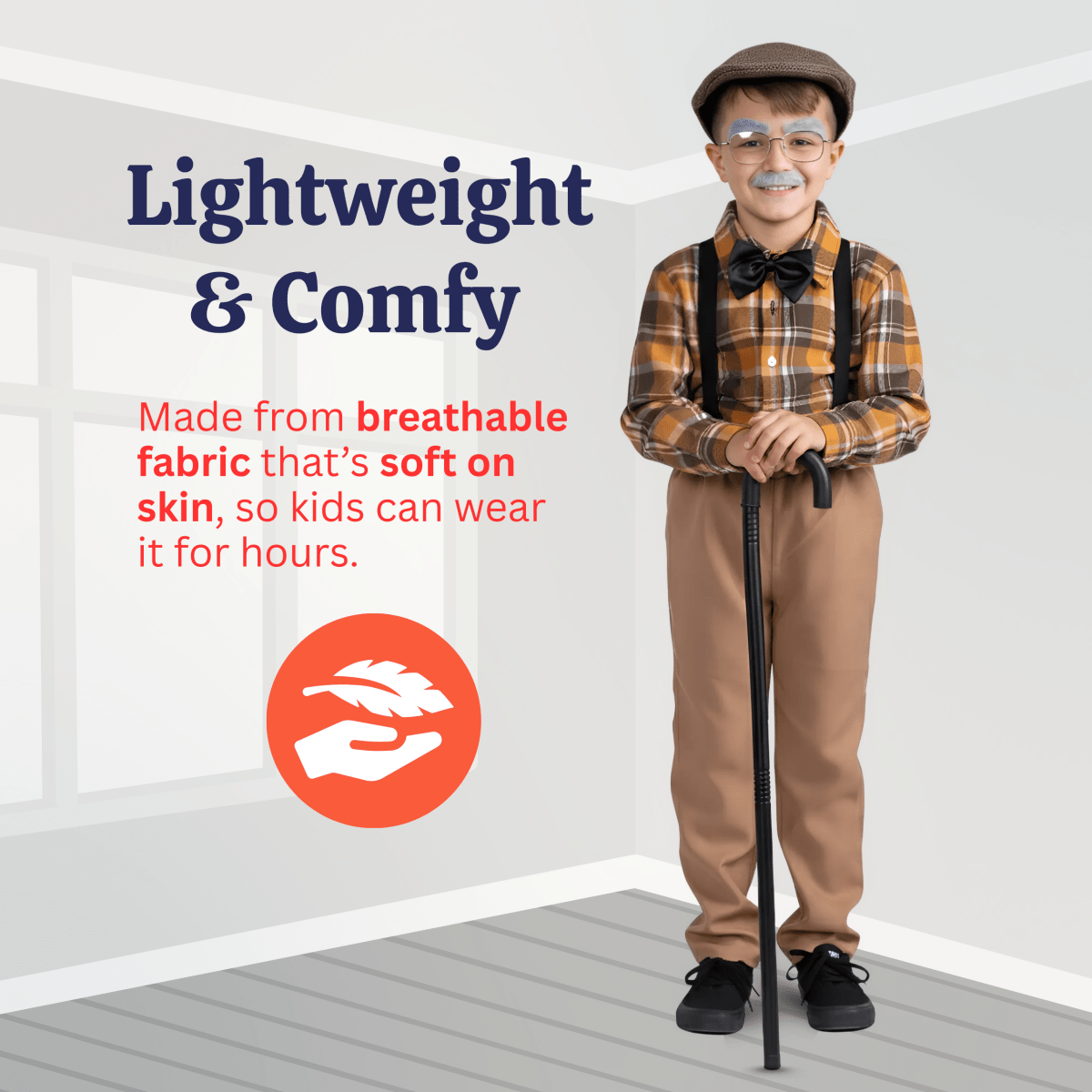 Old Man Grandpa Costume - Kids