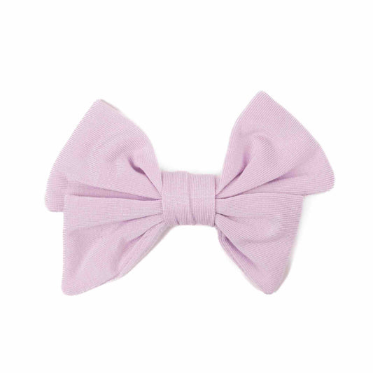 Orchid | Toddler Bamboo Clip on Bow