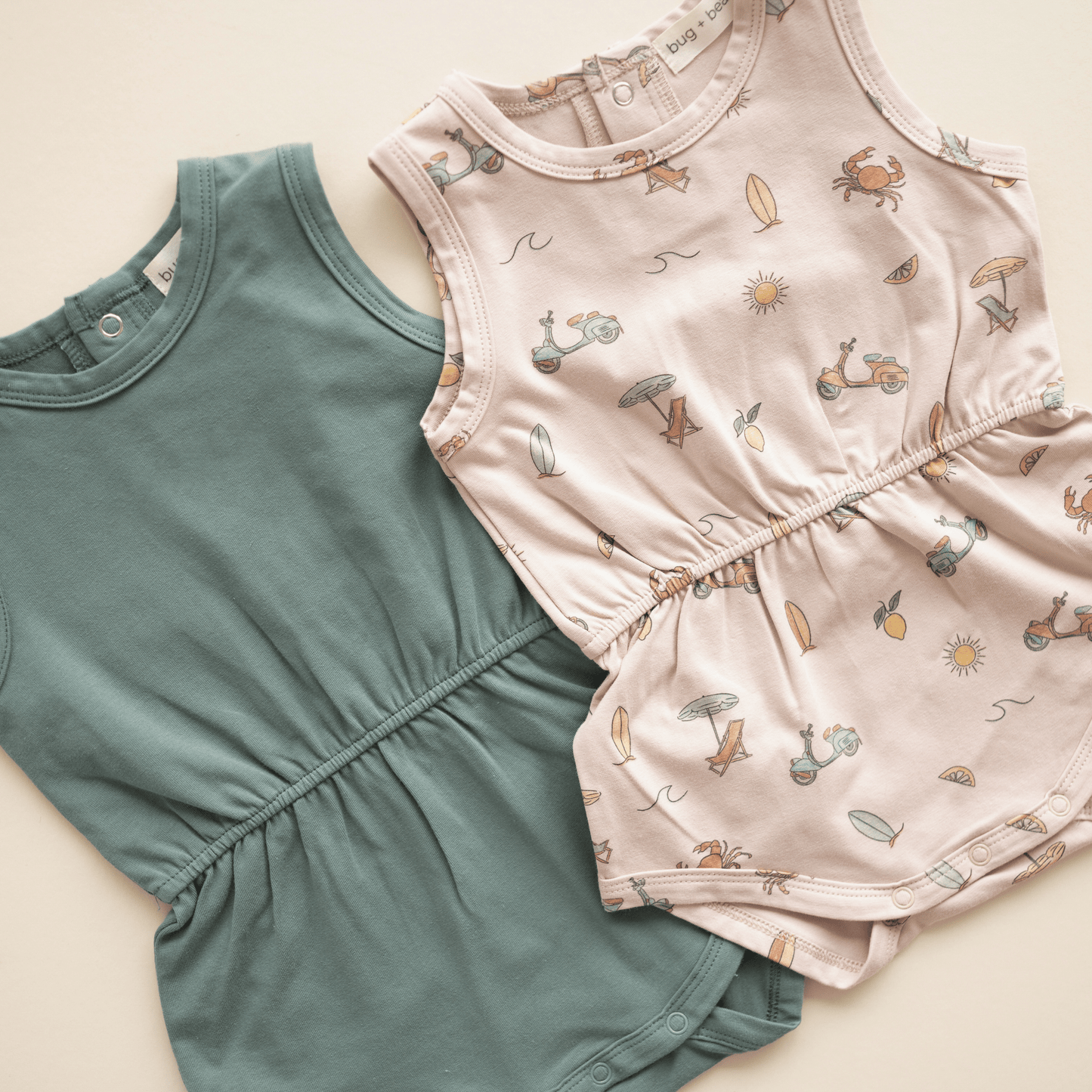 Organic Cotton Playsuit – Summer Vibes