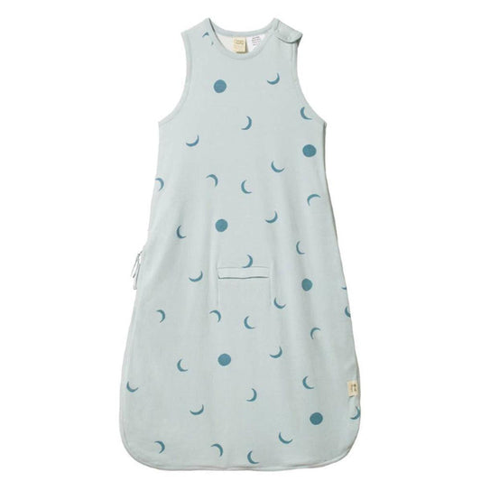Organic Cotton & Merino Sleep Bag - Lunar Blue Print