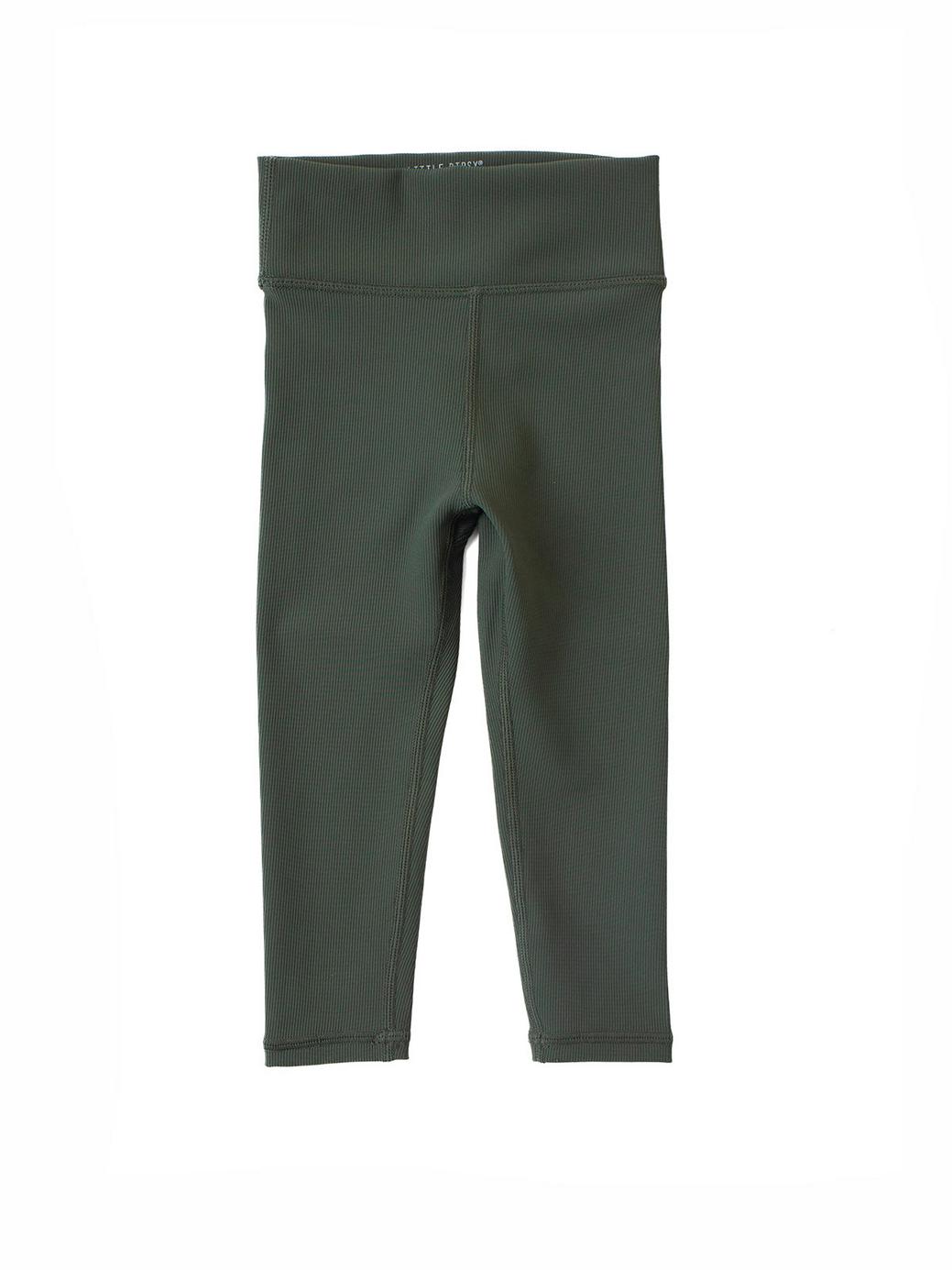 Baby Athletic Ribbed Legging - Forest
