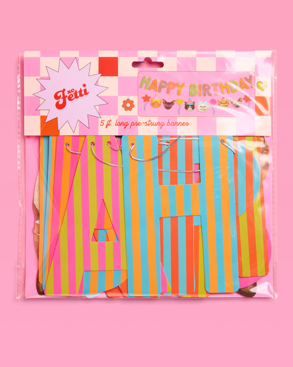 Crazy Cat Banner - really fun party banner