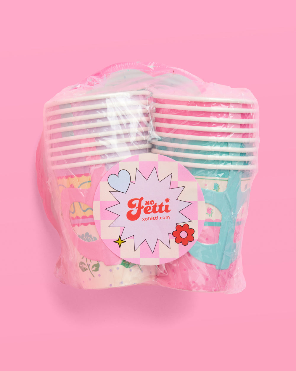 Tea Party Cups + Saucers - 32 pc drinkware set