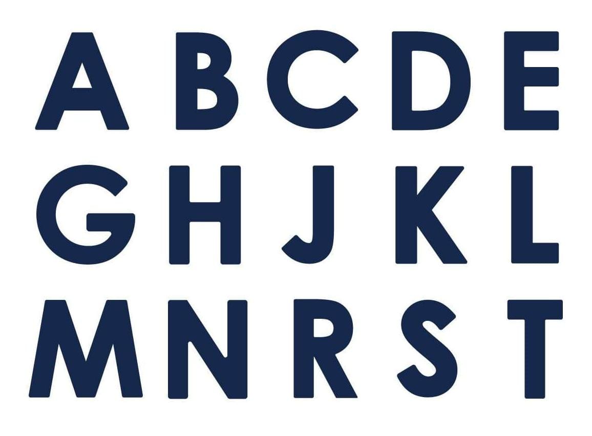 Confetti Letter Stickers - Adhesive Patches