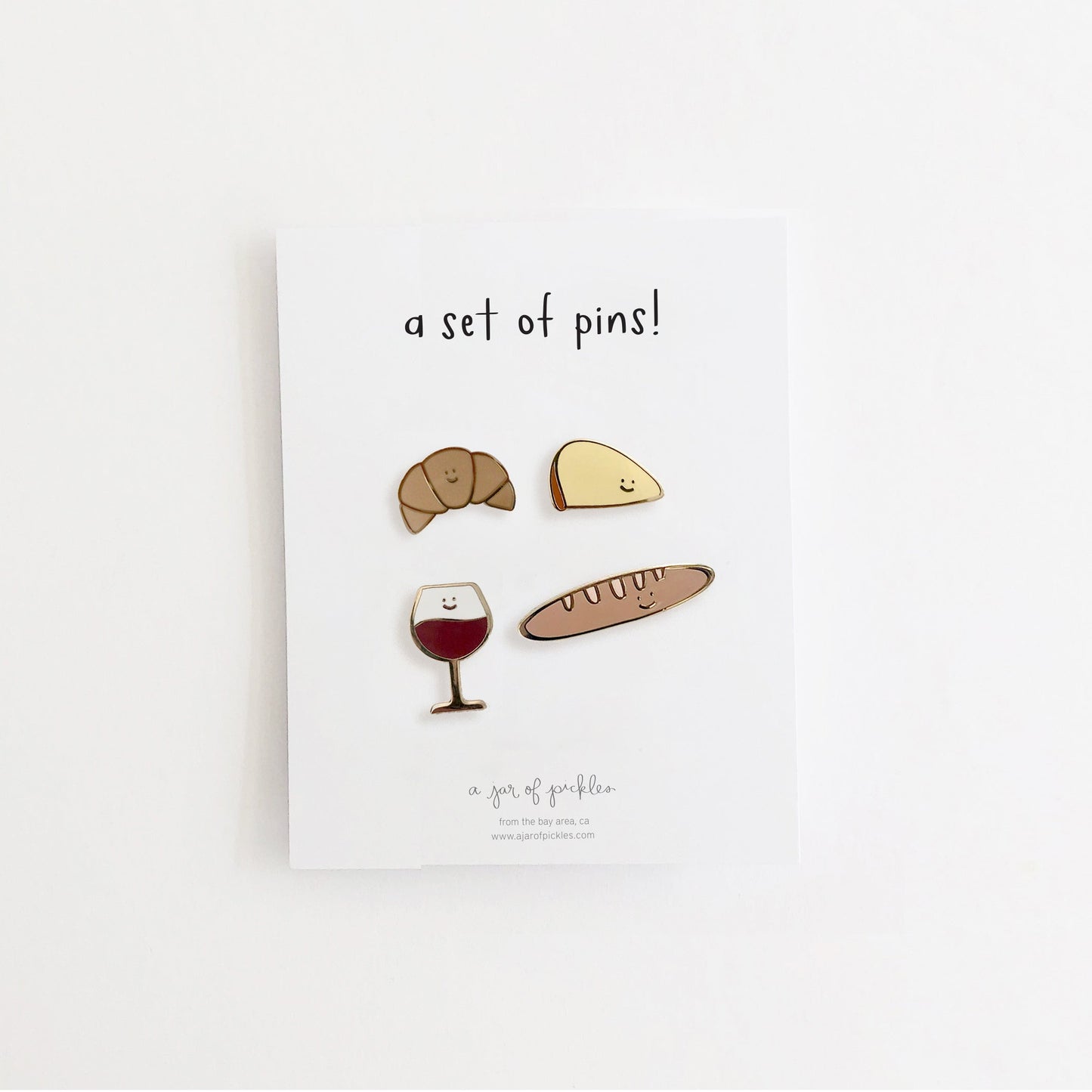 Paris Pin Set of 4