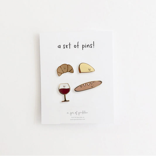 Paris Pin Set of 4