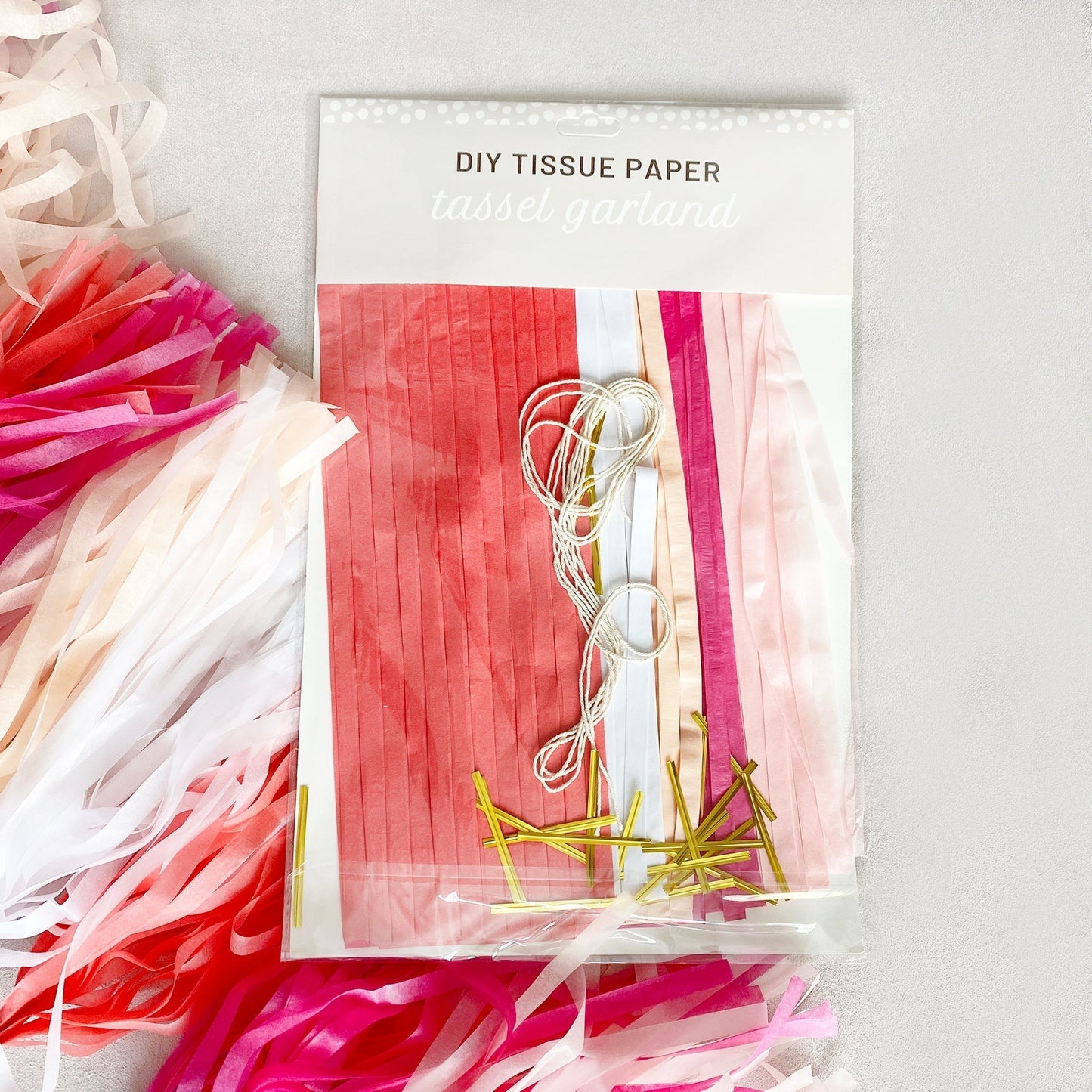 Pastel Rainbow Tassel Tail