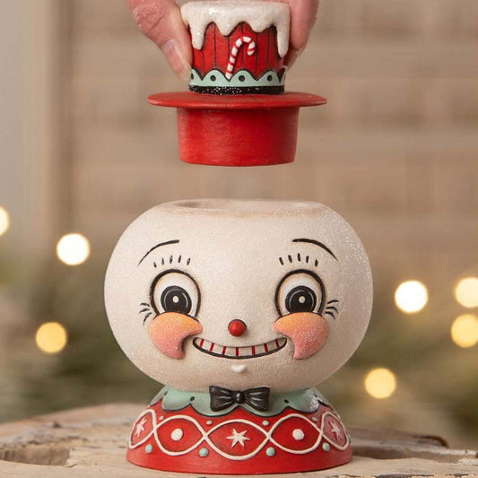 Peppermint Snow Beau Container by Johanna Parker for Bethany Lowe Designs