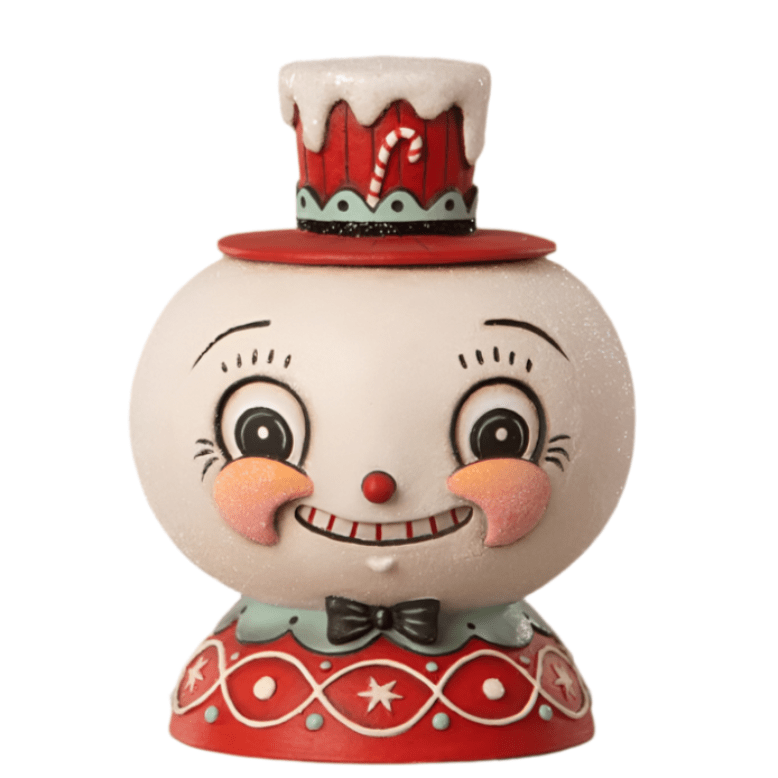 Peppermint Snow Beau Container by Johanna Parker for Bethany Lowe Designs