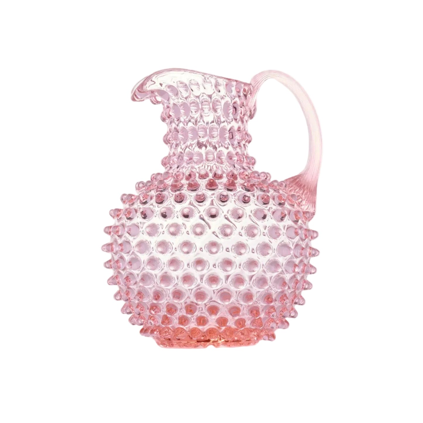 Hobnail Jug - Large - Petal Pink