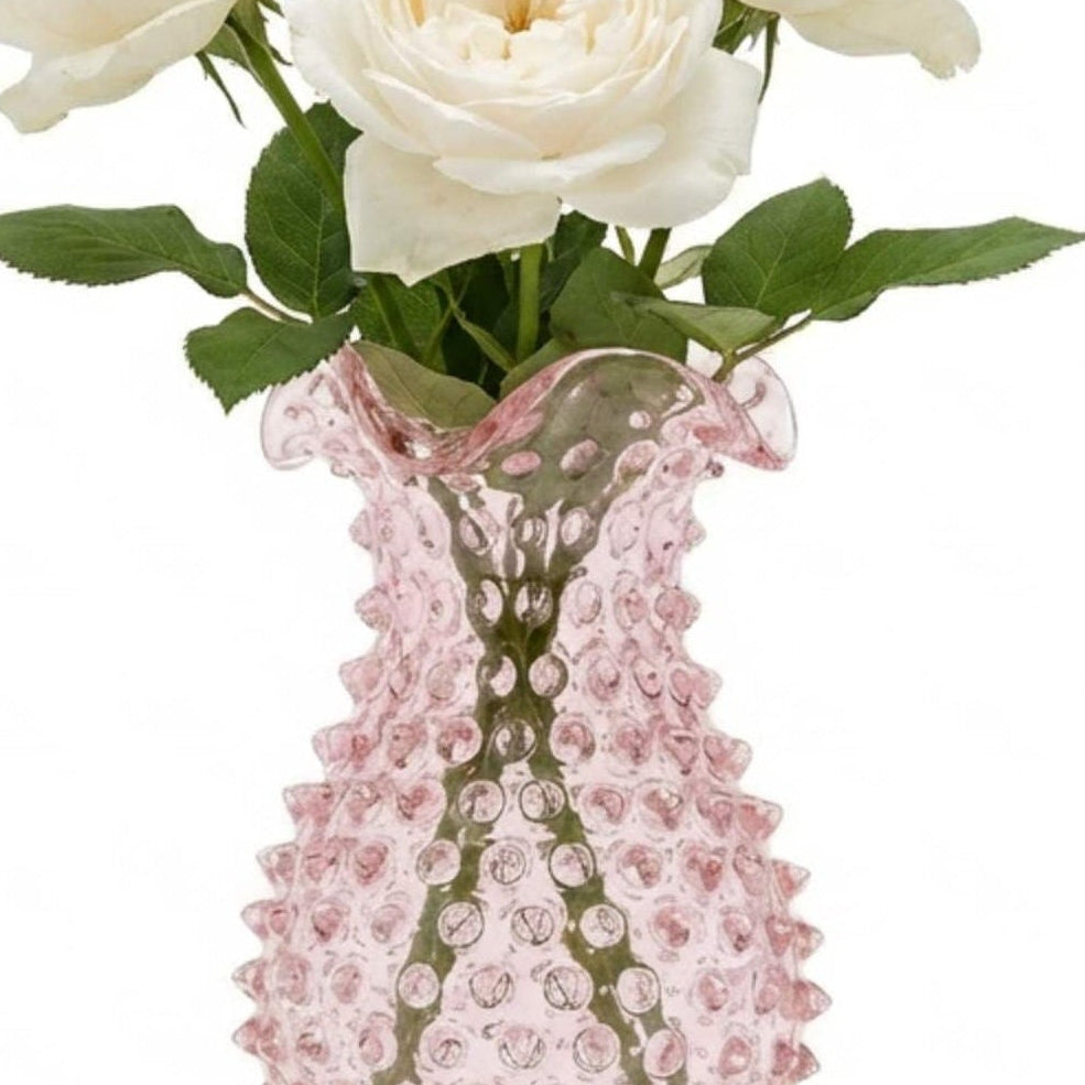 Hobnail Vase - Petal - Petal Pink