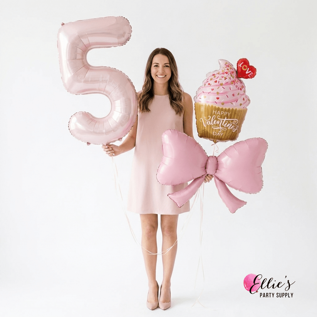 Valentine's Cupcake Balloon