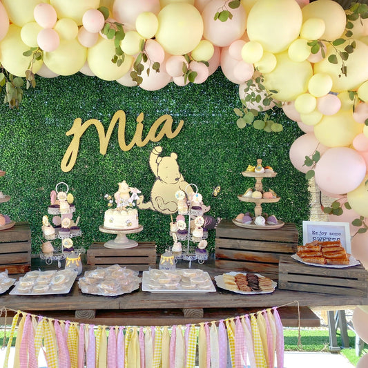 Pink Classic Pooh Balloon Garland Kit