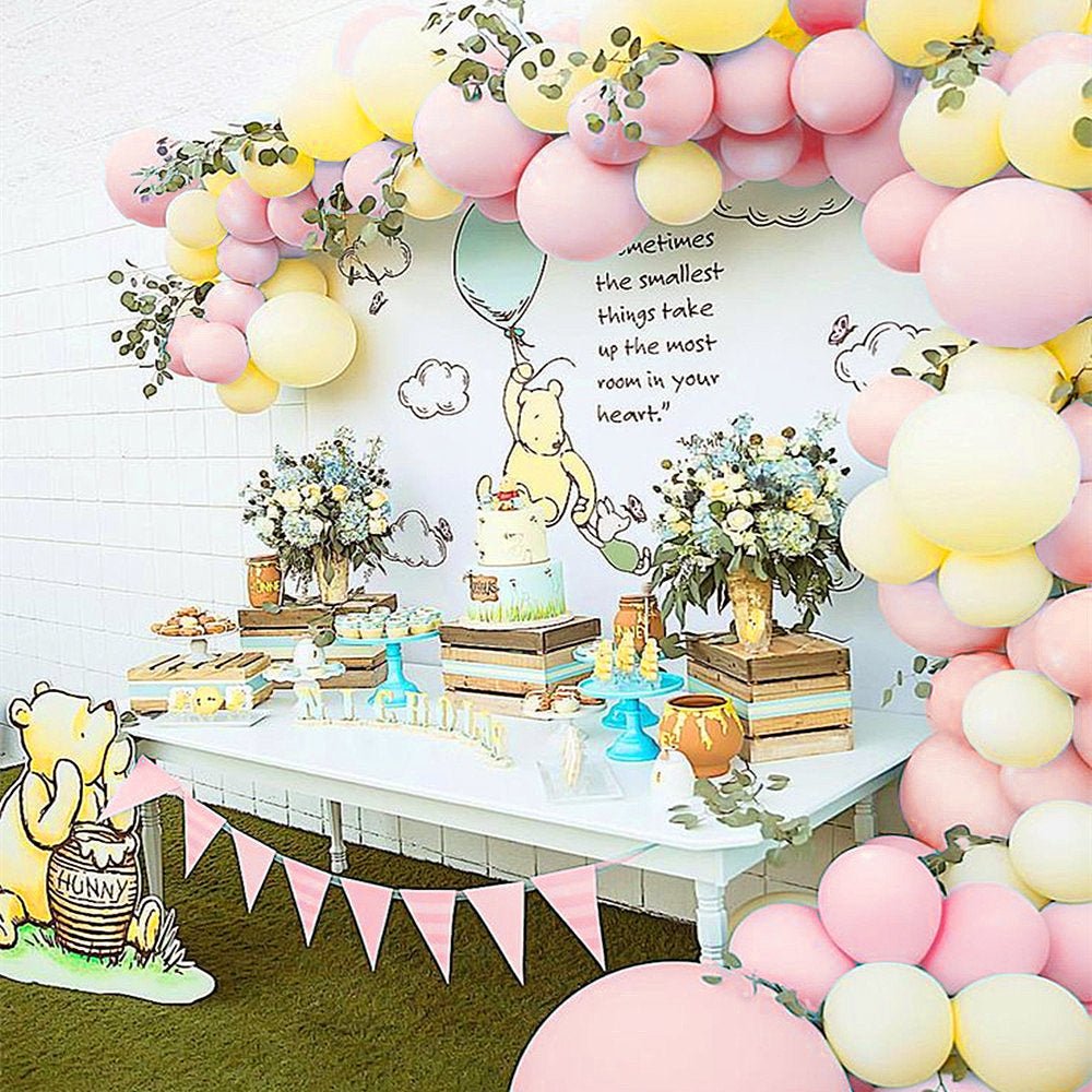 Pink Classic Pooh Balloon Garland Kit
