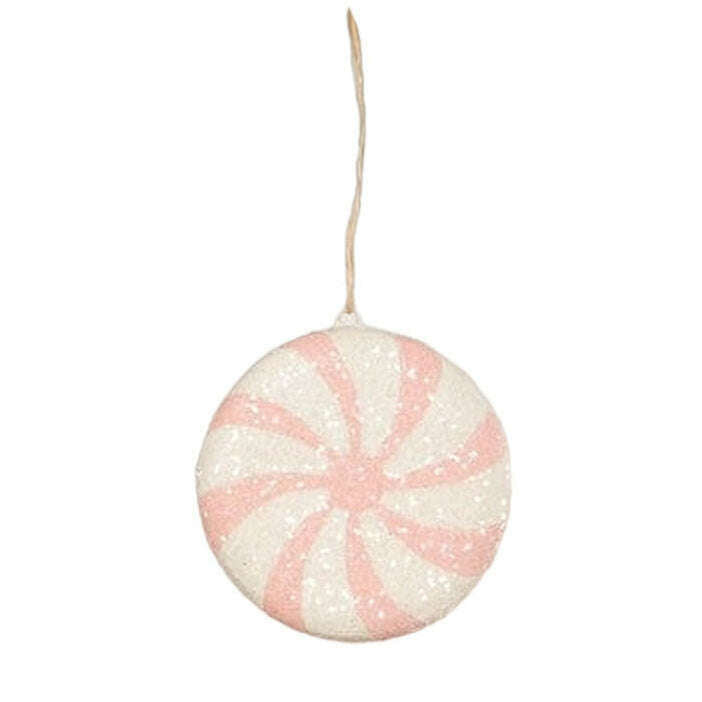 Pink Peppermint Ornament by Bethany Lowe Designs