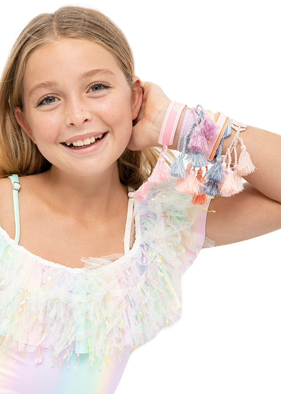 Beach Bracelet Pink & Orange