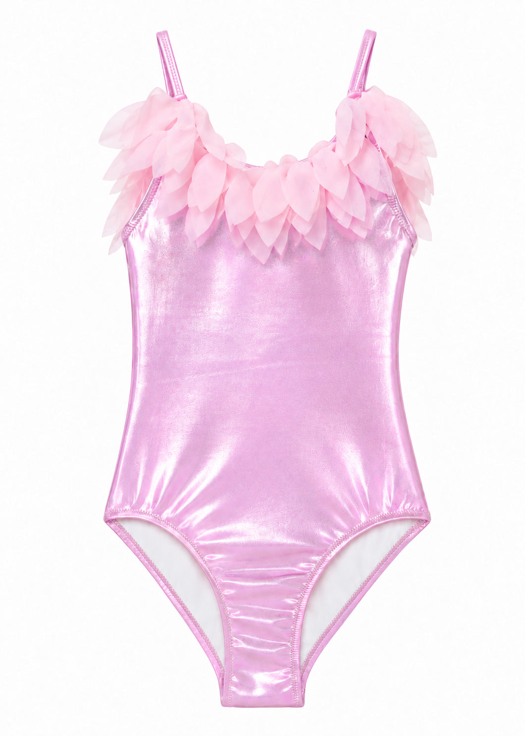 Blush Petal One Piece Swimsuit for Girls