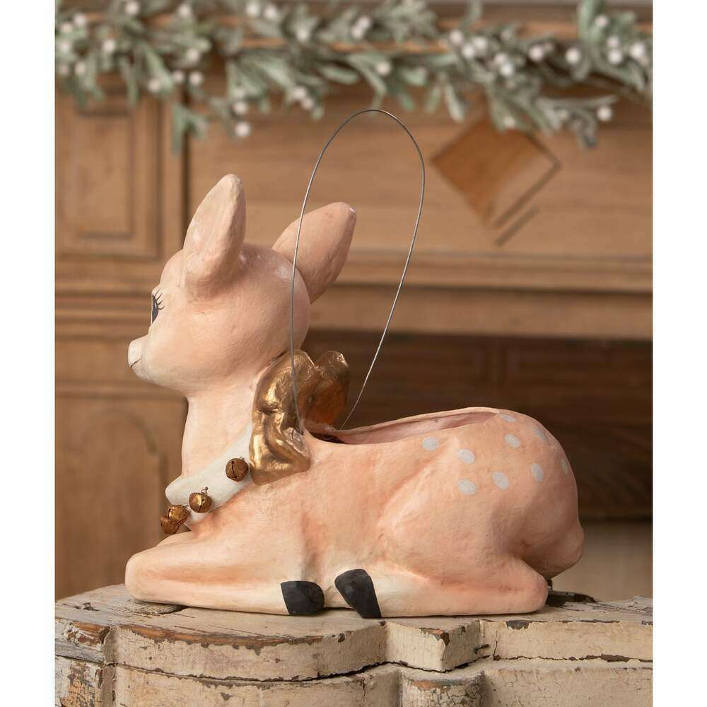 Pinky Reindeer Bucket by Bethany Lowe Designs