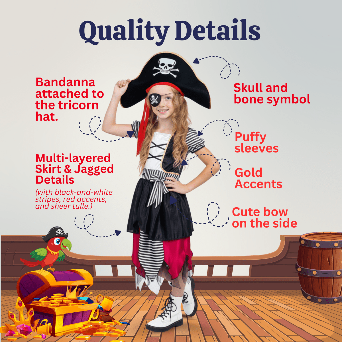 Pirate Costume - Kids