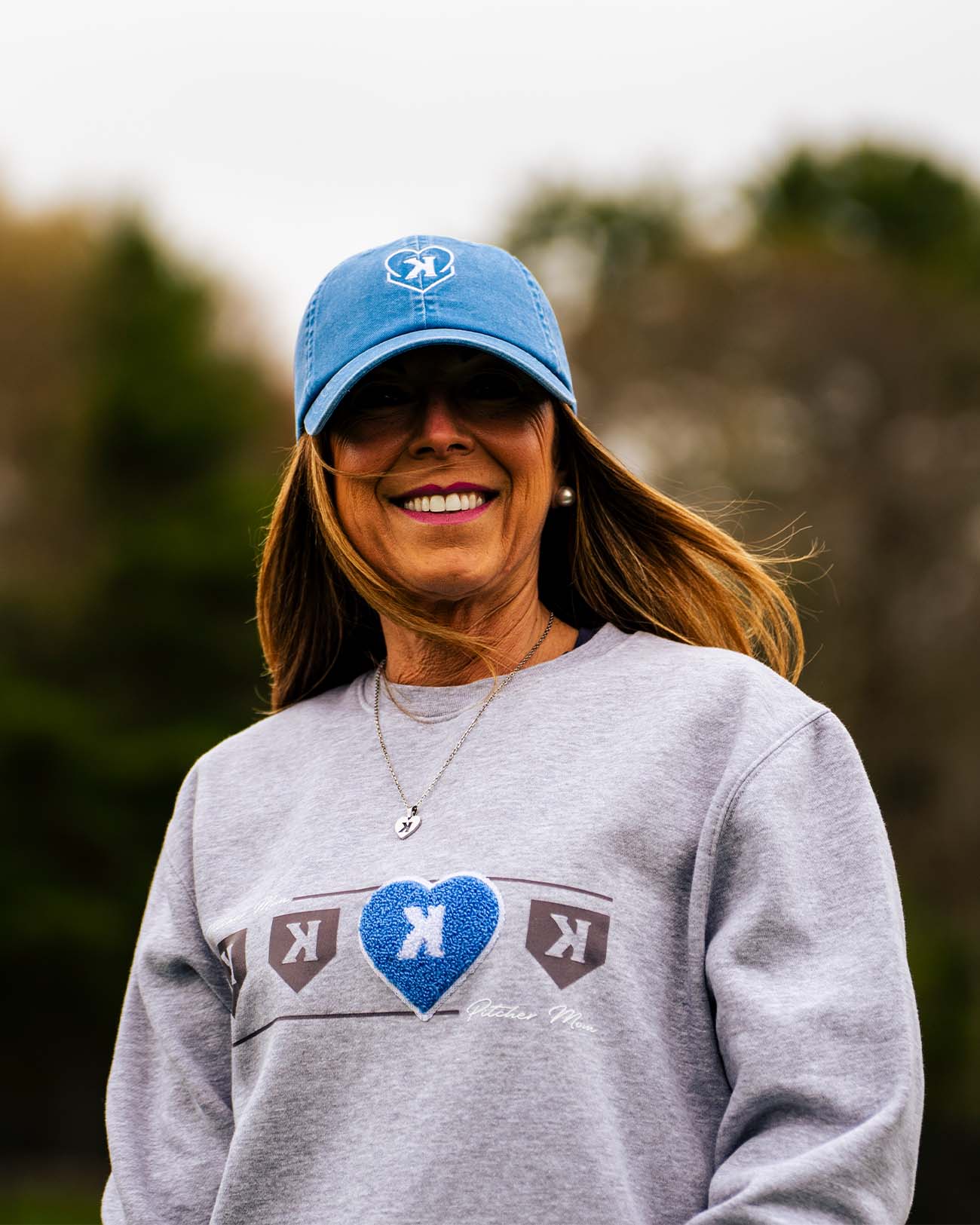Pitcher Mom Chenille Crewneck
