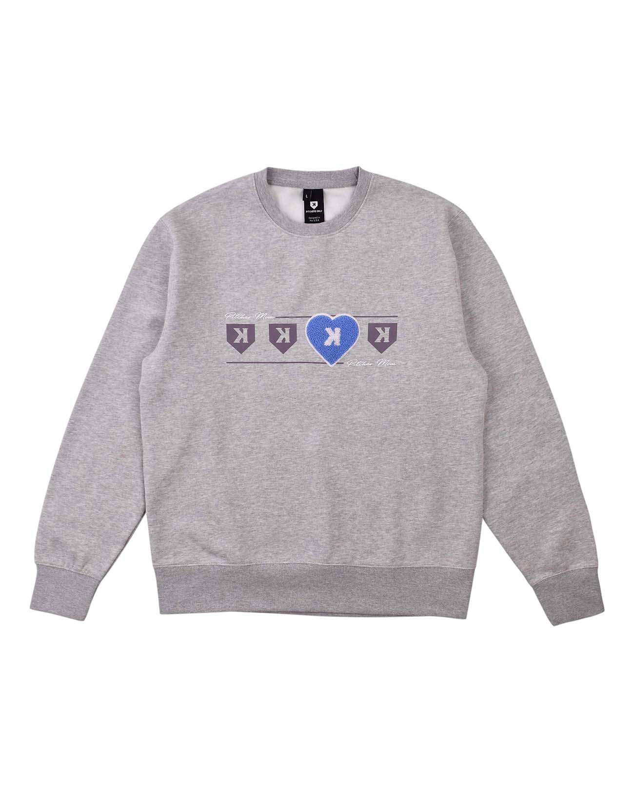 Pitcher Mom Chenille Crewneck