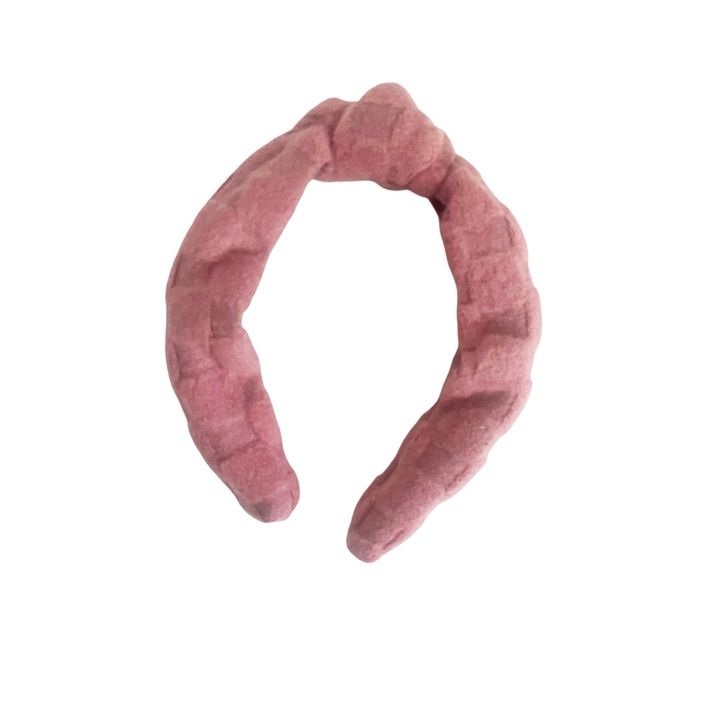 Checkered Textured Knit Knotted Headbands