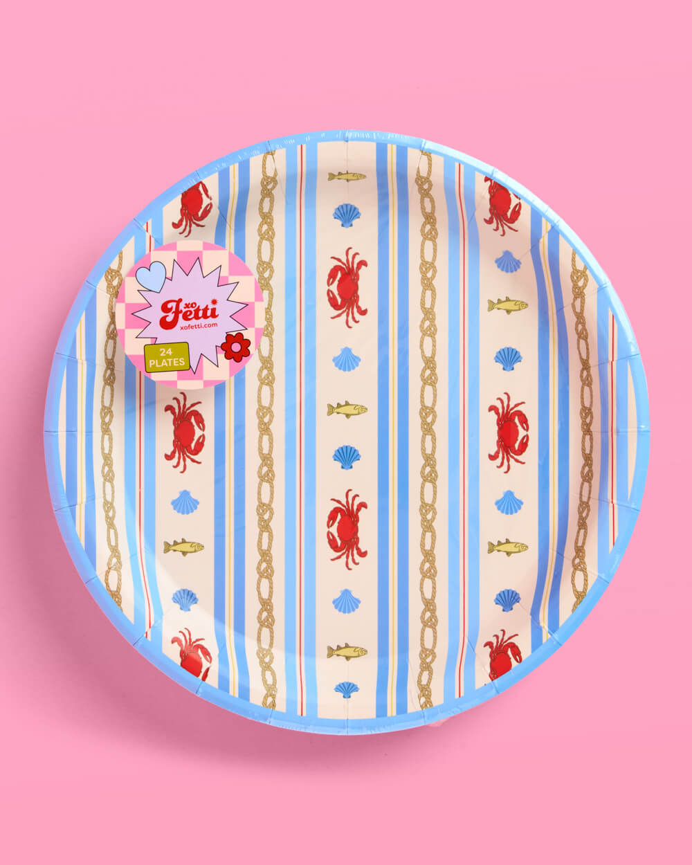 Nautical Plates - 24 paper plates