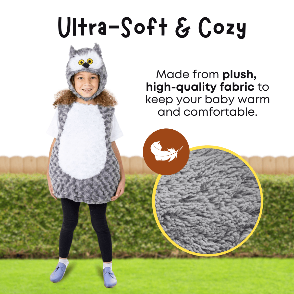 Plush Owl Costume - Toddlers