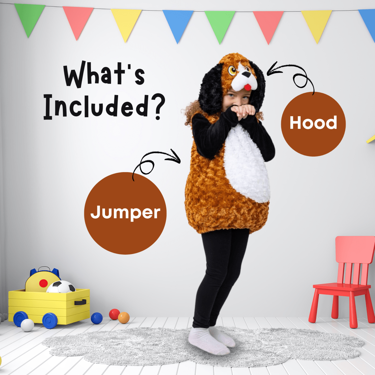 Plush Puppy Costume - Toddlers