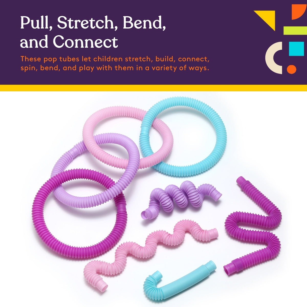 Pop Tubes (Multi-Color): 8 Pack