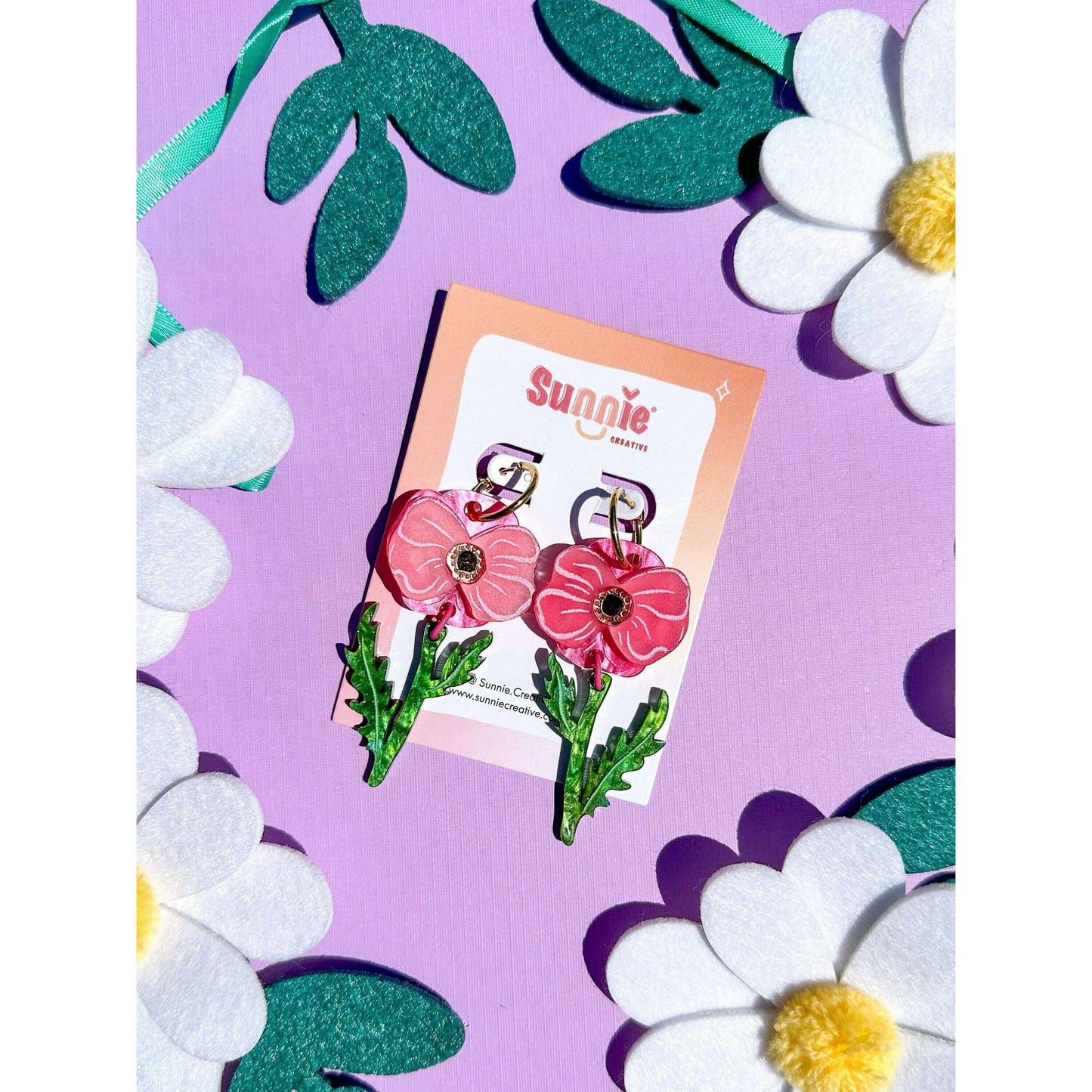 Poppy Bloom Earrings
