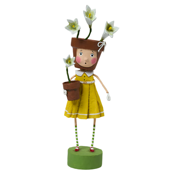 Pot Head Spring Figurine by Lori Mitchell *NEW FOR 2026*