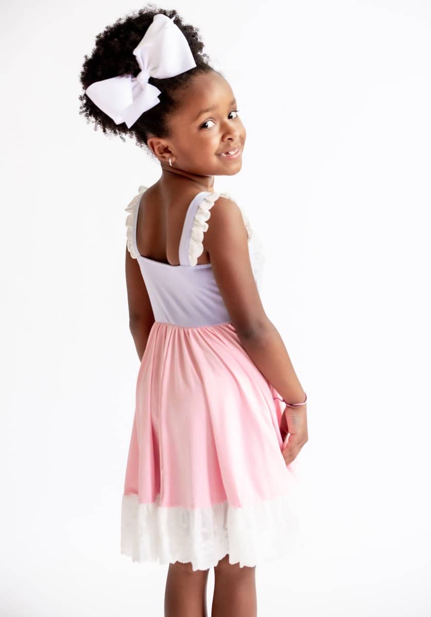 Rapunzel Ruffle - Girls Hugs Twirl Dress