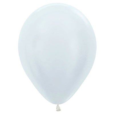 Premium Pearl White Latex Balloon Cluster (5", 11” and 17”)